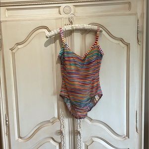 Gideon Oberson tank one piece bathing suit